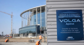 У «Volga Арены» на Стрелке начали убирать строительный забор