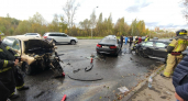 На Анкудиновском шоссе лихач на BMW вылетел на встречку и покалечил мужчину