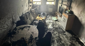 Пожарные спасли взрослого и ребенка из горящей высотки в Советском районе