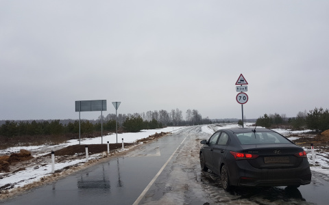Вместо проезда по полю жители деревни Городное получили новую асфальтовую дорогу