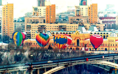 15 воздушных шаров поднимутся в небо с Нижегородской ярмарки 24 февраля