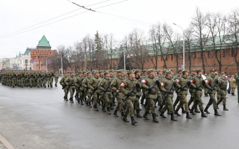 Первая репетиция Парада Победы прошла в Нижнем Новгороде