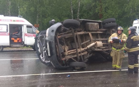 Смертельная авария на нижегородской трассе: столкнулись МАЗ и Газель (ФОТО)