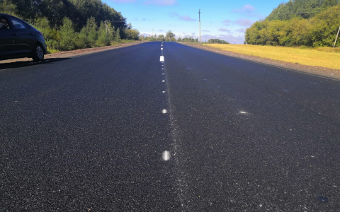 В Нижегородской области ремонтируют дорогу, соединяющую шесть районов