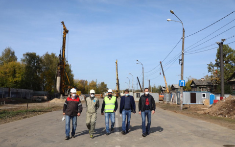 Никитин поручил ускорить строительство транспортной развязки на Циолковского