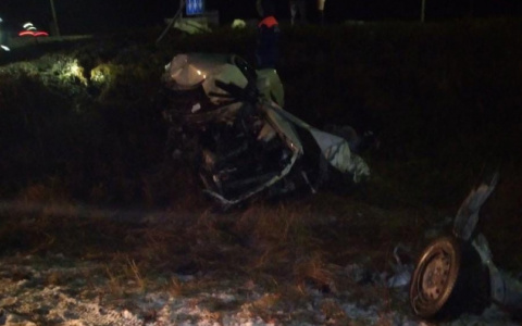 Водитель иномарки не разъехался со столбом на трассе в Борском районе: есть погибший