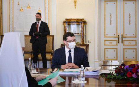 Глеб Никитин обсудил с Патриархом Кириллом работу региона по развитию кластера