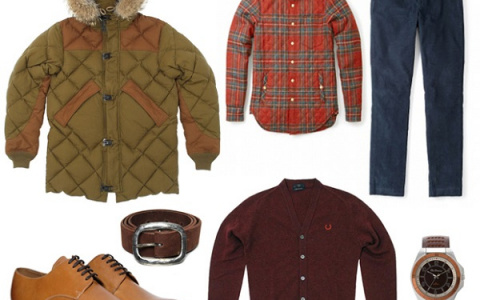 Зимний мужской образ