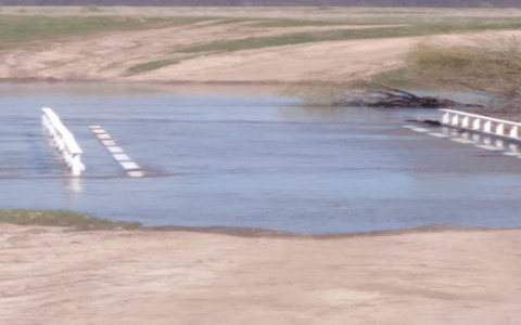 2 низководных автомобильных моста затопило Гагинском районе