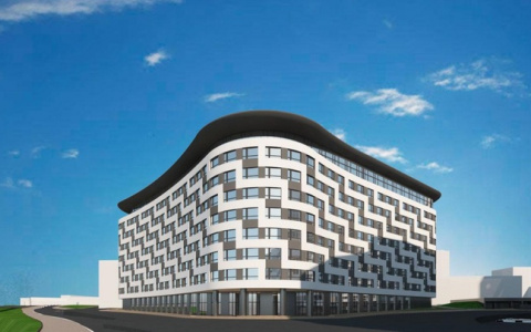 Гостиницу в форме волны на 150 номеров построят в Нижнем Новгороде