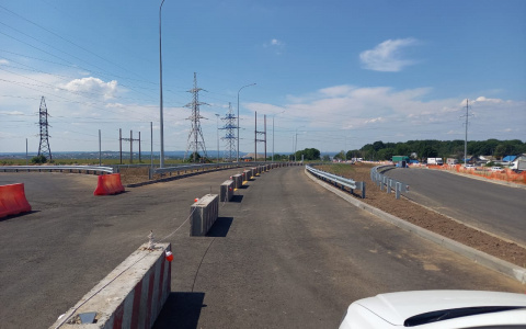 Часть развязки в Ольгино будет частично открыта для движения с 25 июня