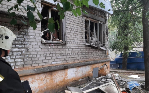 В жилом доме обрушились перекрытия из-за взрыва газа в Нижнем Новгороде