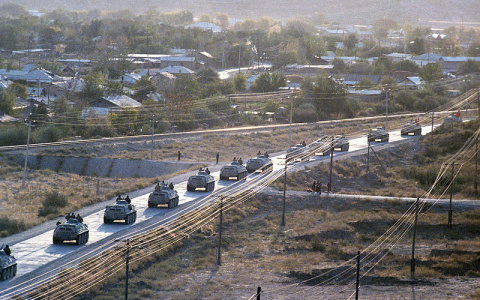 Воинские колонны будут ездить по дорогам Нижегородской области до августа