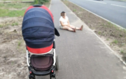 Младенец едва не попал под колеса машины из-за пьяной матери в Нижнем Новгороде