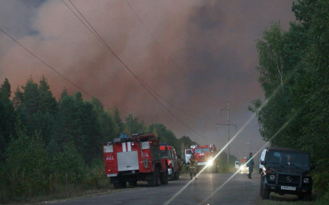 Лесные пожары находятся уже в 1,5 км от Сарова