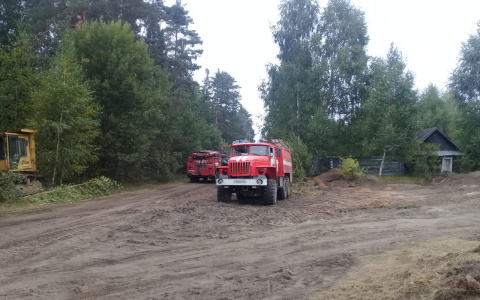 Пенсионер погиб на пожаре в собственном доме под Богородском