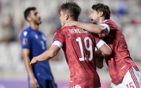 Сборная России обыграла Кипр в отборочном матче к ЧМ-2022