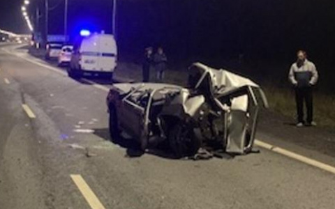 Влетевший в толпу под Дзержинском грузовик мог не заметить стоящий на полосе автомобиль