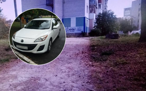 "Мазда" наехала на своего владельца в Нижегородской области, мужчина сильно пострадал