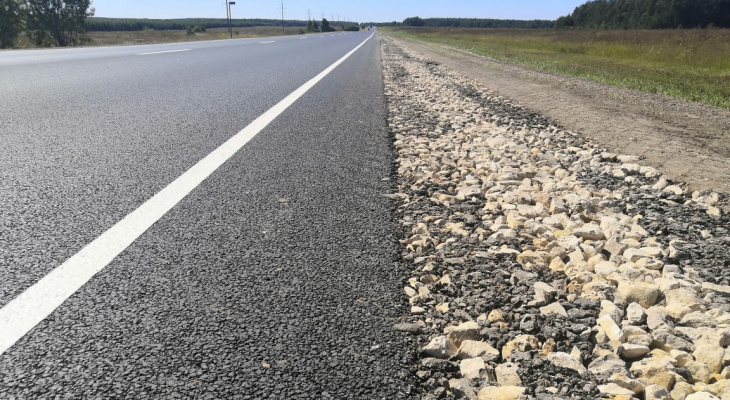 Участок дороги Работки-Порецкое отремонтировали в рамках нацпроекта