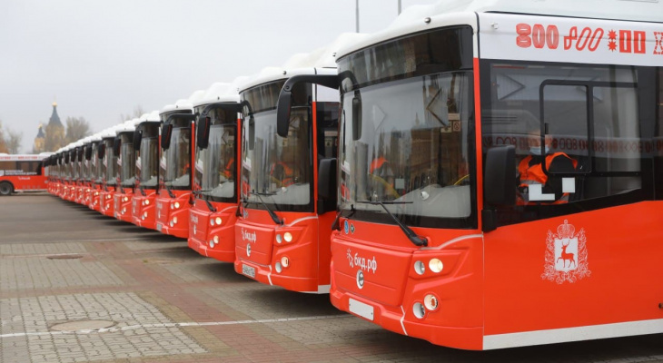 51 новый автобус на газомоторном топливе передали Нижнему Новгороду