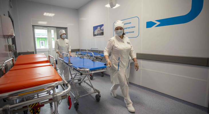 Военные показали COVID-госпиталь, возведенный в Нижнем Новгороде за 28 дней