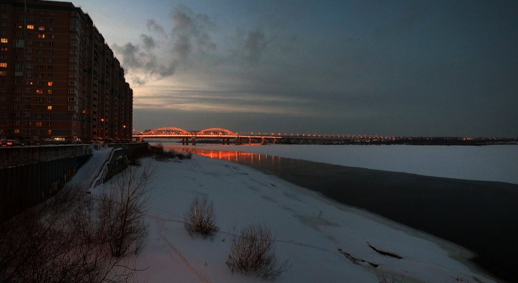 Экологи назвали, почему Волга полностью не замерзла в - 20 градусов
