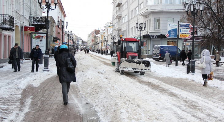 Названы улицы Нижнего Новгорода, на которых уберут снег 14 марта