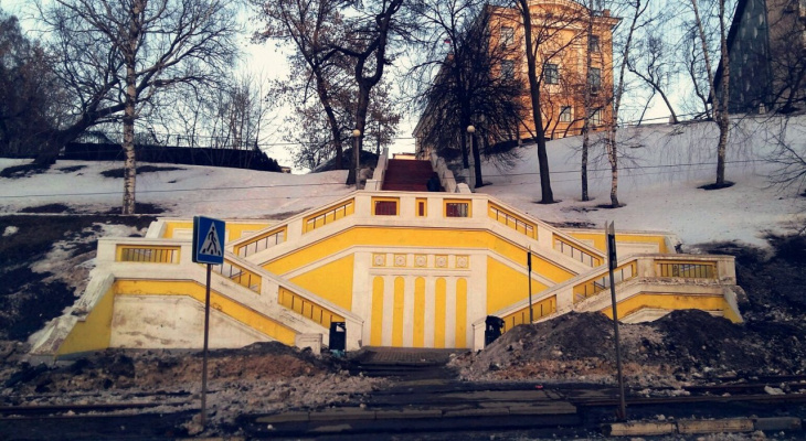 За 2 млн рублей отремонтируют Театральную лестницу в Нижнем Новгороде