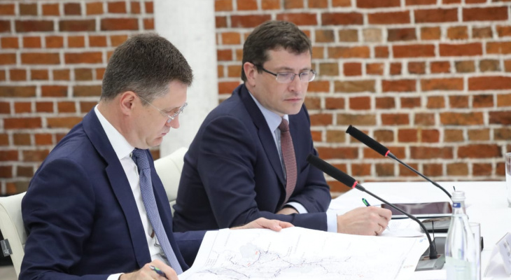 Глеб Никитин представил Александру Новаку предложения региона по развитию инженерной и энергетической инфраструктуры