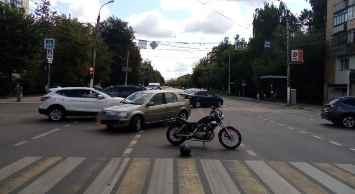 Мотоциклист погиб в столкновении с грузовиком в Нижегородской области