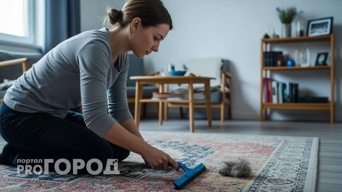 Проверенный дедовский метод с копеечным средством возвращает ковру первозданный вид за пару минут