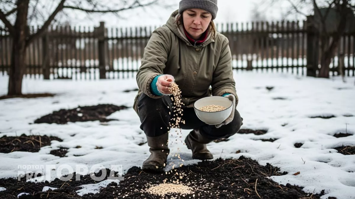 Беру дешевую крупу из магазина и разбрасываю по огороду зимой — весной урожай как с дорогих удобрений