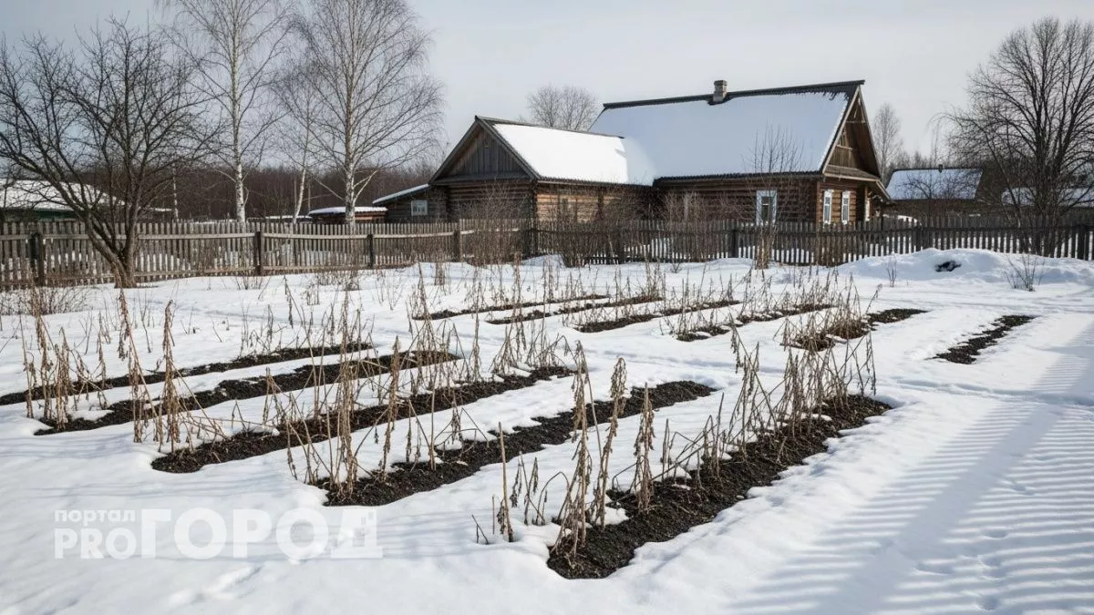 Миска крупы вместо 10 кг навоза: бросаем прямо на снег – весной почва будет мягкой, словно шелк