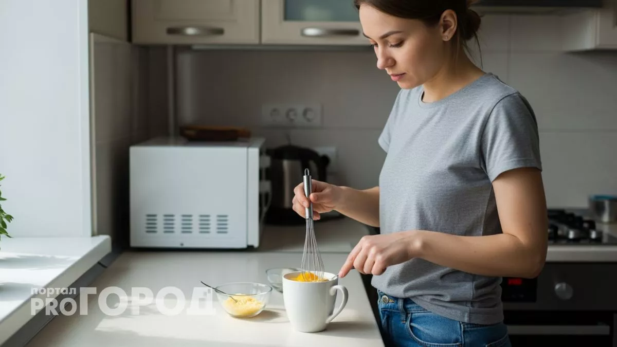 Сковородка не нужна: беру кружку, 2 яйца и за минуту в микроволновке готов идеальный завтрак