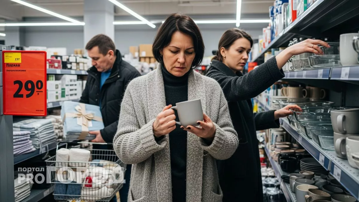 Чижик устроил распродажу домашних товаров к 8 Марта — очереди не заканчиваются уже третий день