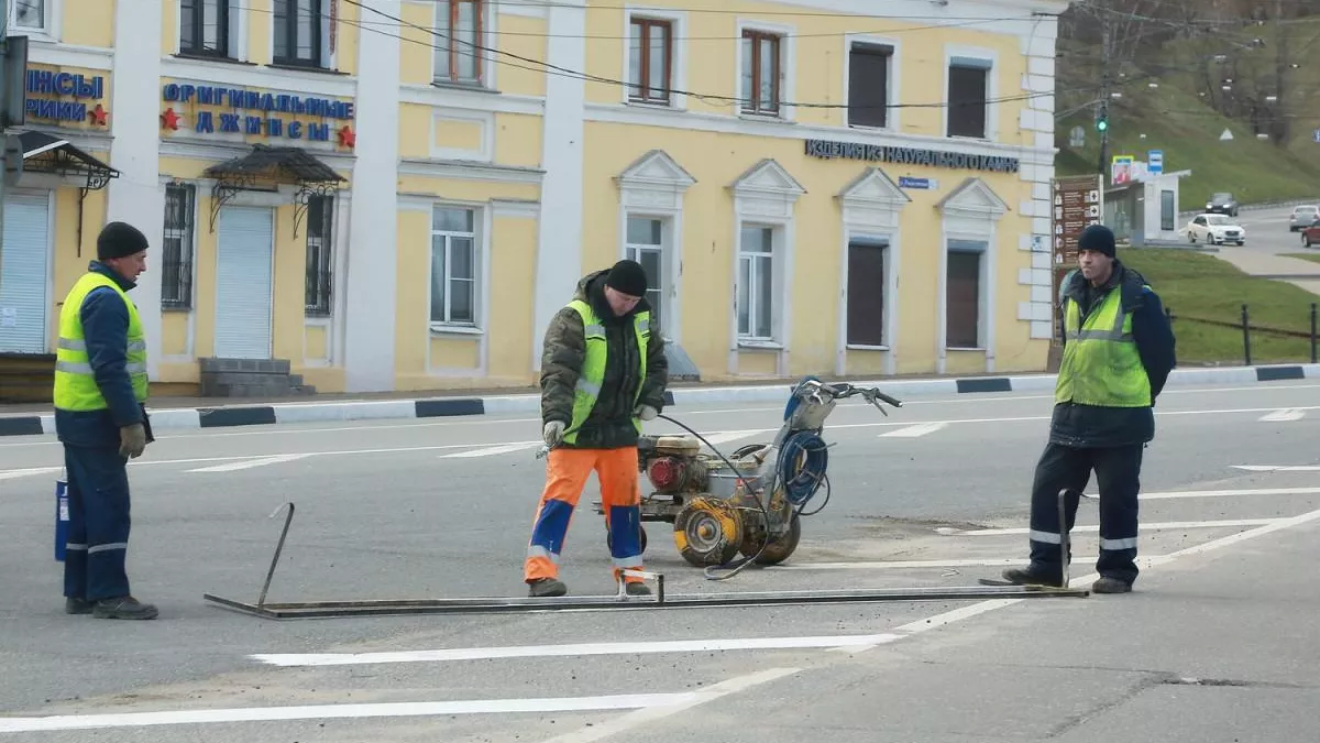403 миллиона рублей потратят на разметку дорог в Нижегородской области