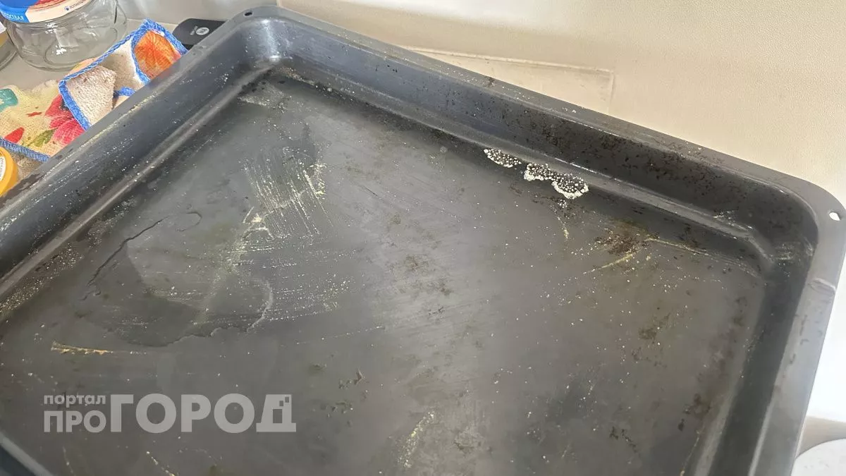 Горчица вместо мыла: советский лайфхак помог отмыть противень от копати 