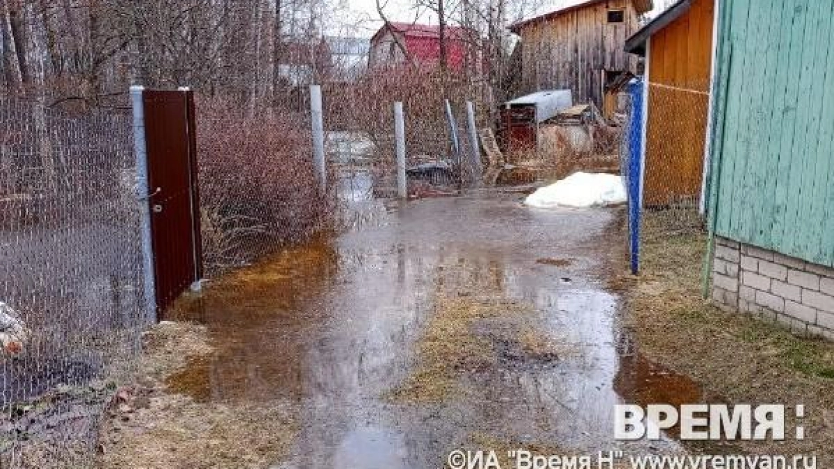33 тысячи жителей Нижегородской области могут пострадать от весеннего половодья