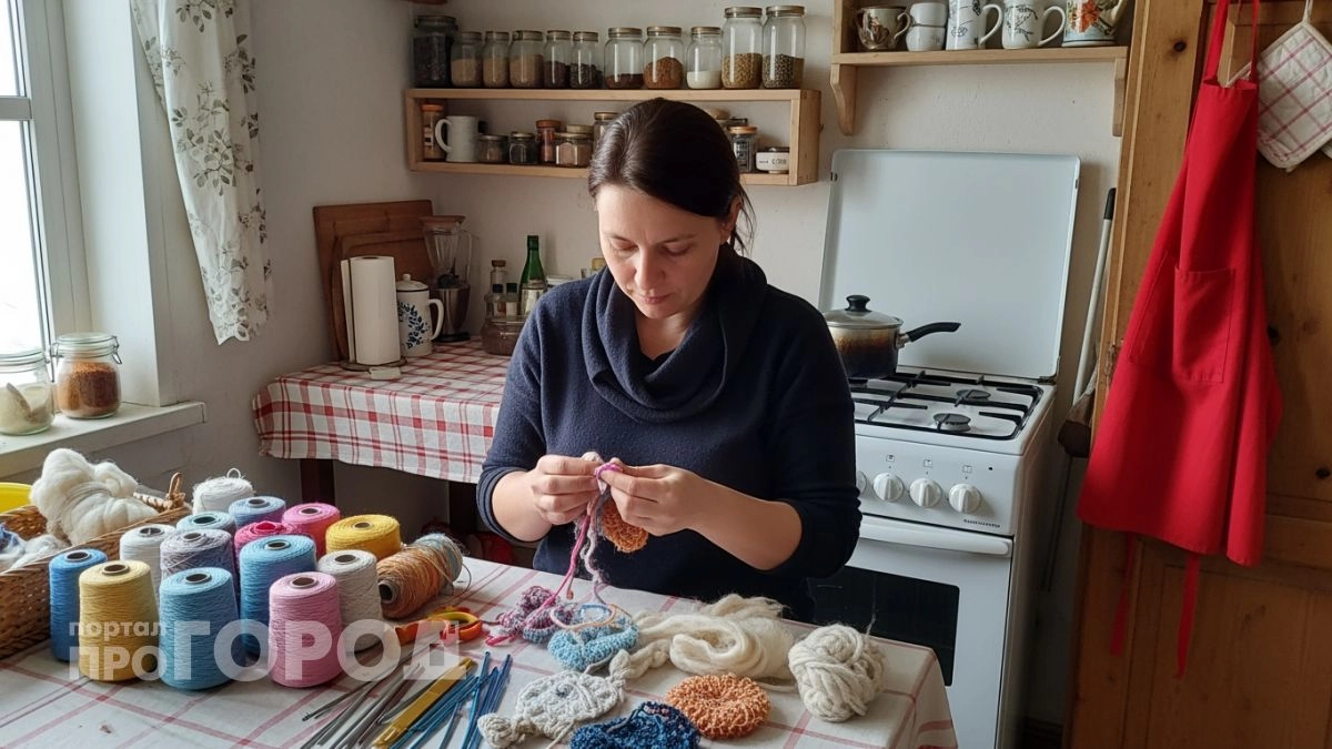 Каждый моток остатков пряжи превращаю в полезную домашнюю мелочь и экономлю тысячи на покупках