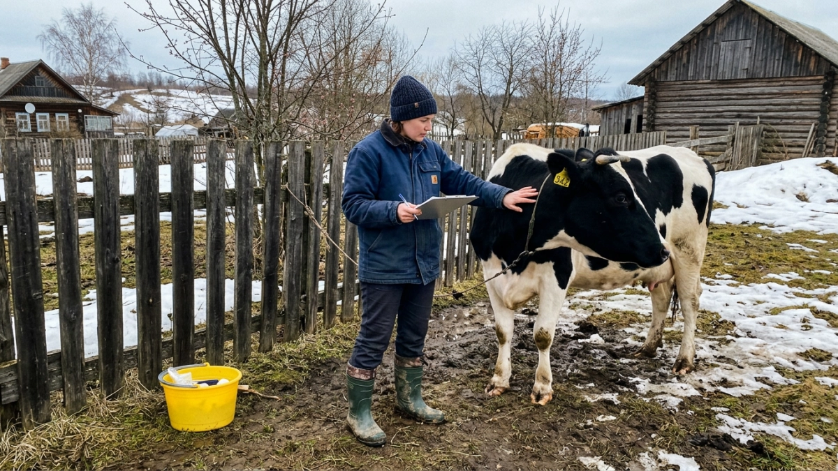 В селе Калиновка введён карантин из-за пастереллёза у скота