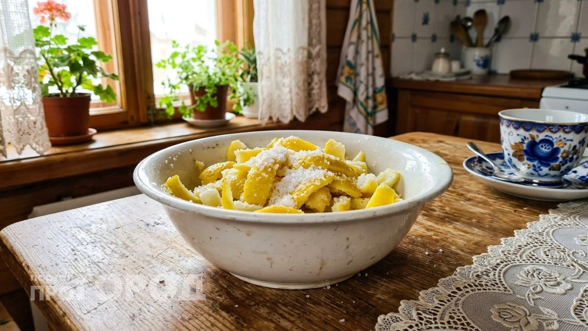 Беру лимонные корки и кладу в соль — весь апрель не нарадуюсь этой хитрости: гениальный лайфхак для мудрых хозяек