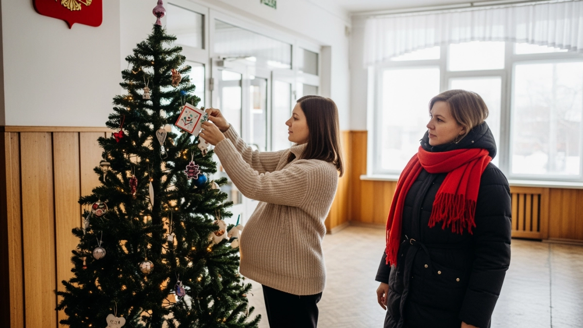 Нижегородские беременные повесили желания на елку губернатора