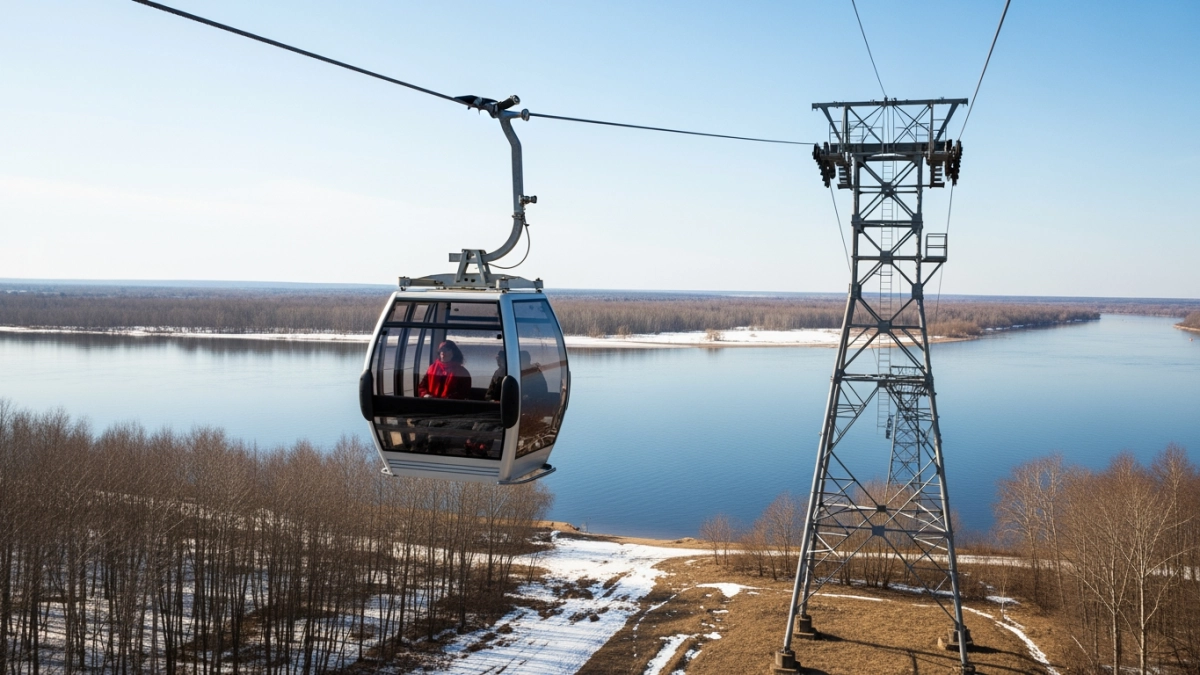 14 лет над Волгой: как канатная дорога между Нижним Новгородом и Бором стала частью транспортной системы