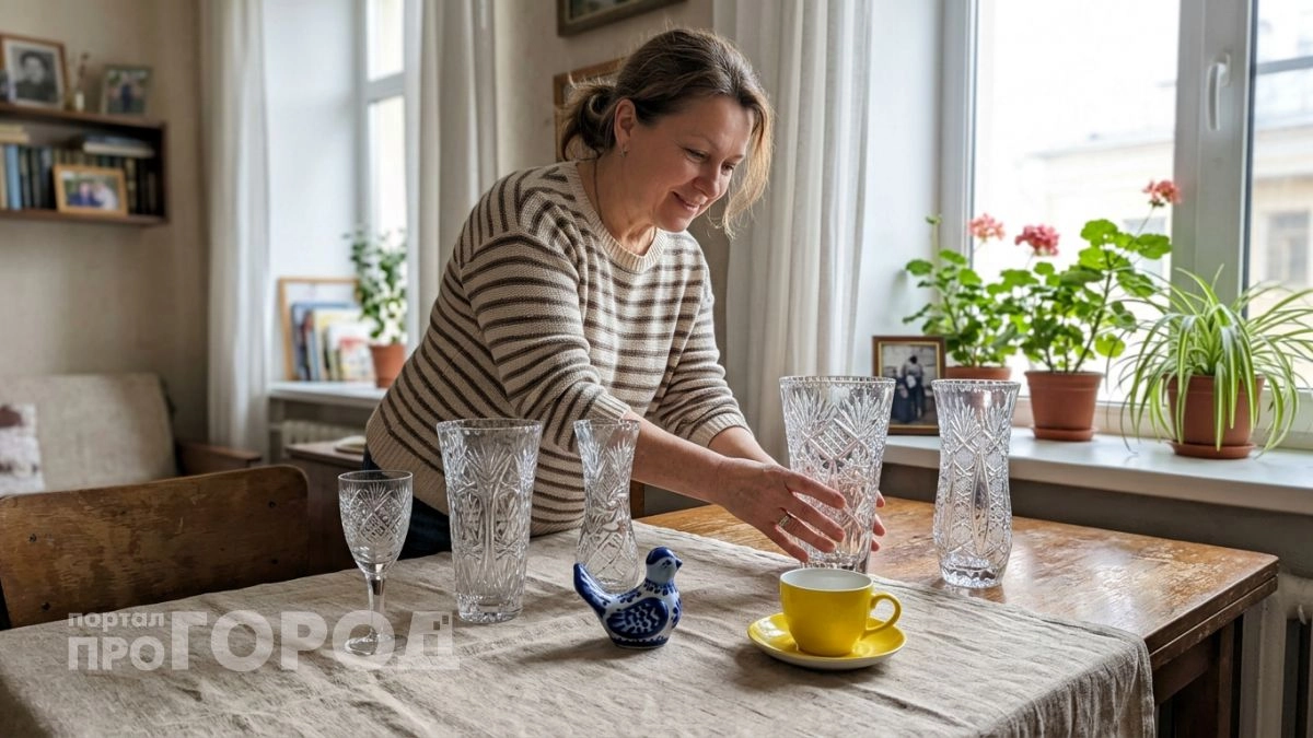 Срочно проверьте антресоли: за старый хрусталь из серванта сегодня платят в разы больше, чем за современную посуду