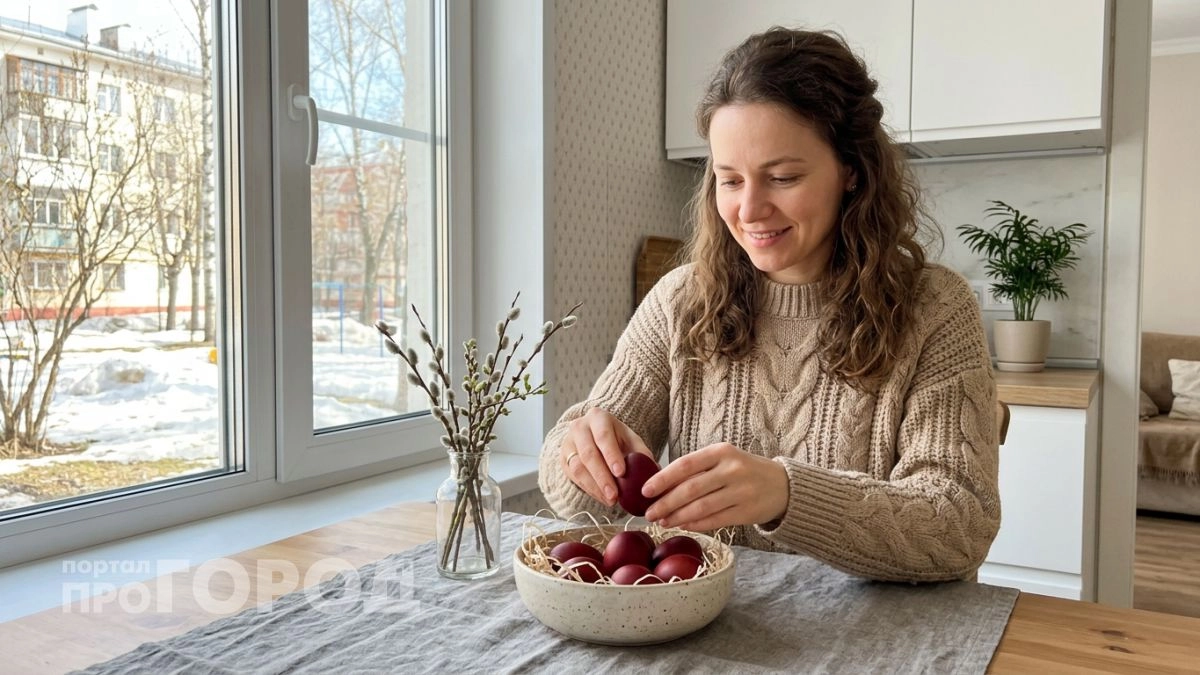 Крашу яйца в этот конкретный цвет и день недели чтобы притянуть в дом финансовую удачу и счастье на весь год