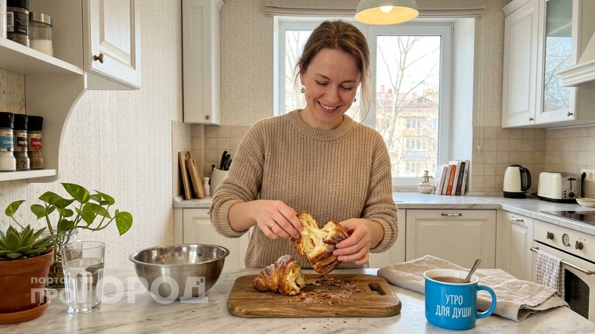 Перешла на краффин к Пасхе 2026 и не жалею — слоистый, тает во рту и мягкий даже через неделю