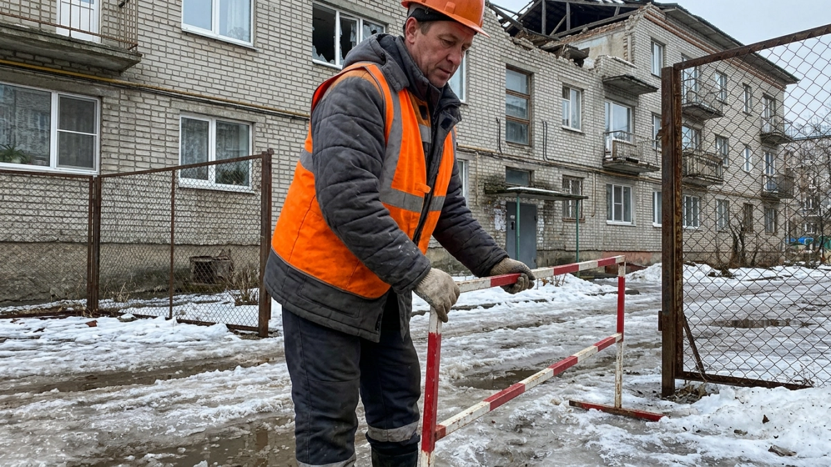 Крыша рухнула под снегом: жильцов аварийного дома в Нижнем Новгороде эвакуировали