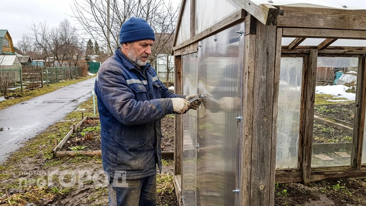 Выбросил поликарбонат после третьей зимы и накрыл теплицу материалом вдвое дешевле — служит уже семь лет