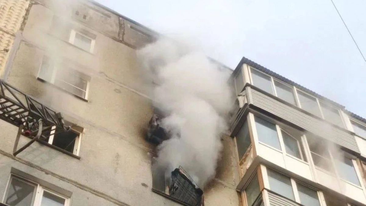 В Автозаводском районе произошел пожар, в котором пострадал мужчина